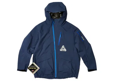 Pre-owned Palace Men's  Goretex Rtek Jacket In Navy Blue