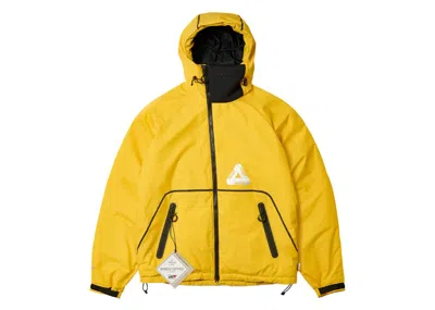 Pre-owned Palace Men's  Goretex Windstopper Mask Jacket In Yellow