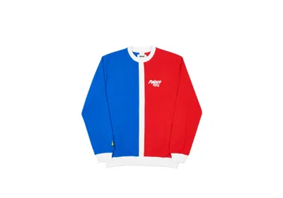 Pre-owned Palace Men's  Gtx Splitter Crew In Red/white/blue