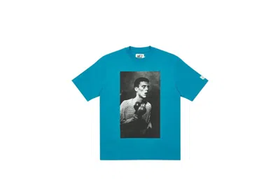 Pre-owned Palace Men's  Happy Mondays Bez T-shirt In Teal