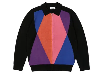 Pre-owned Palace Men's  Harlequin Knit In Black