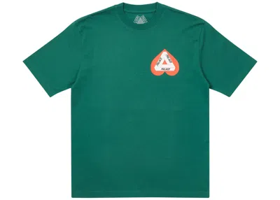 Pre-owned Palace Men's  Hearty T-shirt In Green