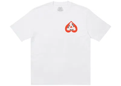 Pre-owned Palace Men's  Hearty T-shirt In White
