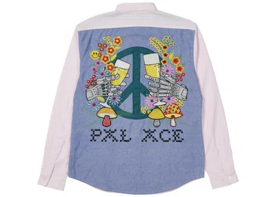 Pre-owned Palace Men's  Hippy Salute Shirt In Pink