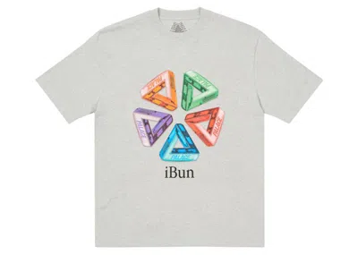 Pre-owned Palace Men's  Ich Bun T-shirt In Grey Marl