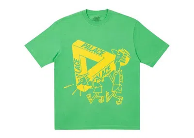 Pre-owned Palace Men's  If You Build It T-shirt In Green