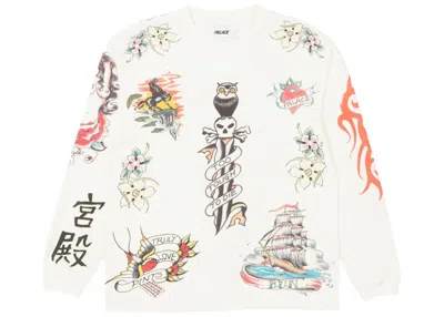 Pre-owned Palace Men's  Inky Longsleeve In White