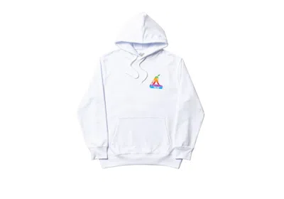 Pre-owned Palace Men's  Jobsworth Hoodie In White