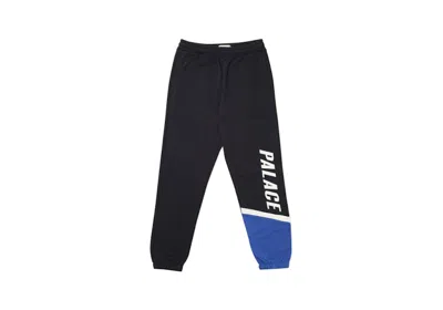 Pre-owned Palace Men's  Jogger Pant In Black/white/blue In Multi