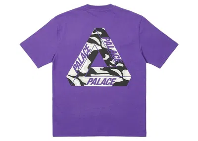 Pre-owned Palace Men's  Jungle Camo Triferg T-shirt In Regal Purple