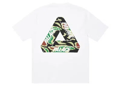Pre-owned Palace Men's  Jungle Camo Triferg T-shirt In White