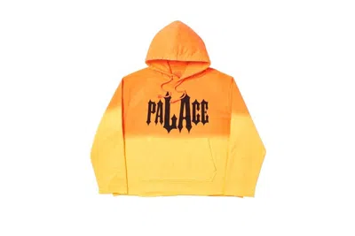 Pre-owned Palace Men's  La Dye Hoodie In Orange