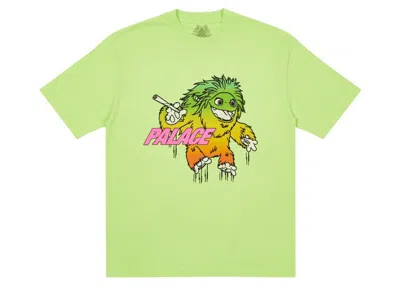 Pre-owned Palace Men's  Large Up T-shirt (fw21) In Light Lime In Green