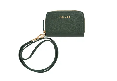 Pre-owned Palace Men's  Leather Wallet In Dark Green