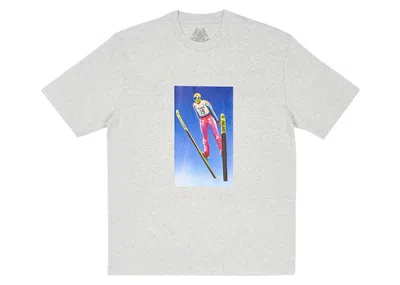 Pre-owned Palace Men's  Lift Off T-shirt In Grey Marl