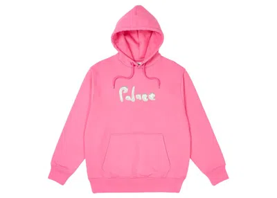 Pre-owned Palace Men's  Liquid Hoodie In Shock Pink