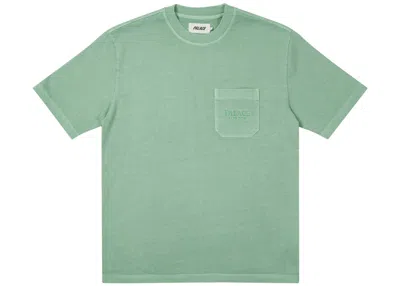 Pre-owned Palace Men's  London Heavy Pocket T-shirt In Green
