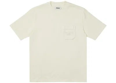 Pre-owned Palace Men's  London Heavy Pocket T-shirt In Stone