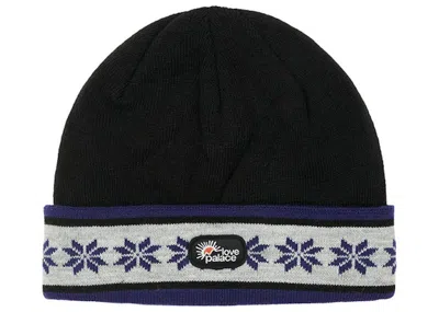 Pre-owned Palace Men's  Love  Snowflake Beanie In Black