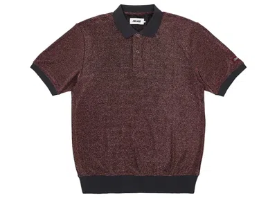 Pre-owned Palace Men's  Lurex Polo Shirt In Pink