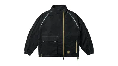 Pre-owned Palace Men's  Maharishi Asymetric Track Jacket In Black