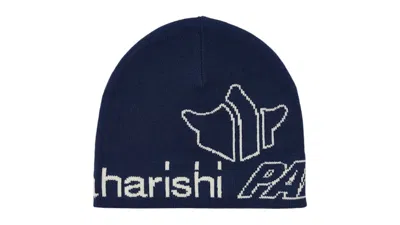 Pre-owned Palace Men's  Maharishi No Cuff Beanie In Blue