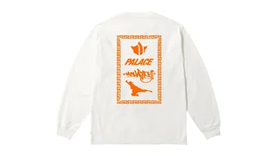 Pre-owned Palace Men's  Maharishi Shaolin Longsleeve In White