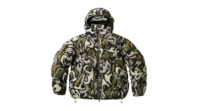 Pre-owned Palace Men's  Maharishi Temple Puffa Jacket In Dpm Kor Om