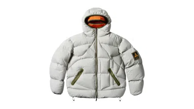 Pre-owned Palace Men's  Maharishi Temple Puffa Jacket In Ice