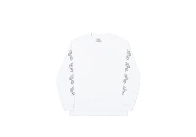 Pre-owned Palace Men's  Messi Cheezus Longsleeve In White