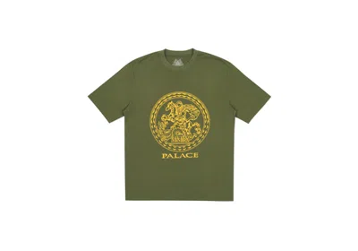 Pre-owned Palace Men's  Mmix T-shirt In Army Green