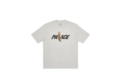 Pre-owned Palace Men's  Mr Hankey T-shirt In Grey Marl In Gray