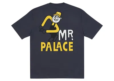 Pre-owned Palace Men's  Mr  T-shirt In Navy Blue