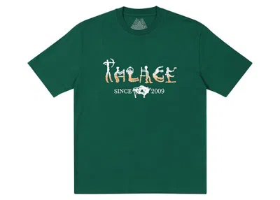 Pre-owned Palace Men's  Nein Electricity T-shirt In Green