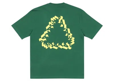 Pre-owned Palace Men's  Nein Fuss T-shirt In Green