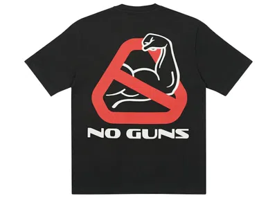 Pre-owned Palace Men's  Nein Guns T-shirt In Black