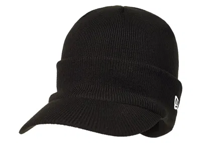 Pre-owned Palace Men's  New Era Peak Beanie In Black
