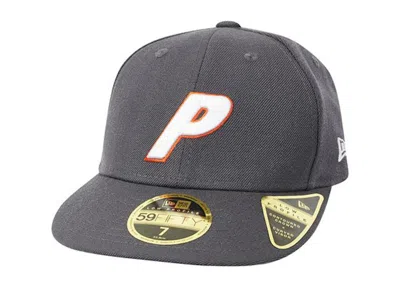 Pre-owned Palace Men's  New Era Tokyo Hat In Graphite In Gray
