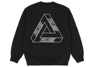 Pre-owned Palace Men's  Outliner Mit Designer Crew In Black