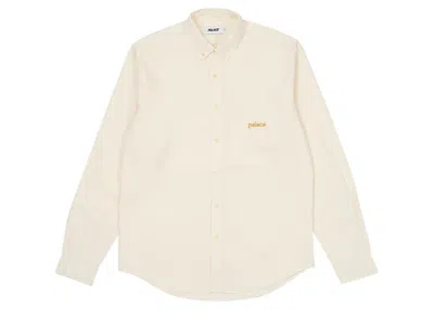 Pre-owned Palace Men's  Oxford Shirt In Soft White