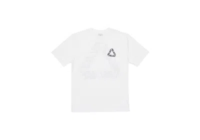 Pre-owned Palace Men's  P 3 T-shirt In White