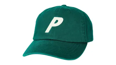 Pre-owned Palace Men's  P 6panel Hat (fw25) In Forest In Green