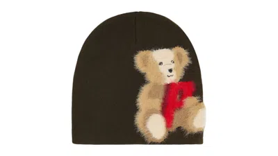 Pre-owned Palace Men's  P Bear Nein Cuff Beanie In Fox In Brown