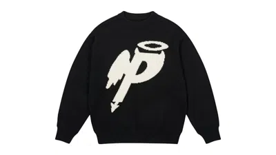 Pre-owned Palace Men's  P Wing Knit In Black
