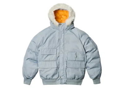 Pre-owned Palace Men's  P2b Cargo Parka In Jacket Ice Grey