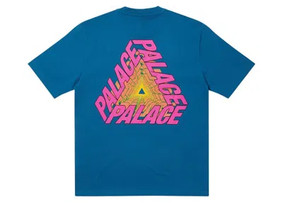 Pre-owned Palace Men's  P3 Bare Times T-shirt In Blue