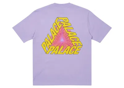 Pre-owned Palace Men's  P3 Bare Times T-shirt In Violet In Purple