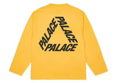 Pre-owned Palace Men's  P3 Longsleeve In Nectar Yellow