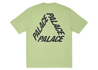 Pre-owned Palace Men's  P3 Outline T-shirt In Natural Green