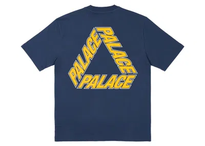 Pre-owned Palace Men's  P3 Outline T-shirt In Navy Blue